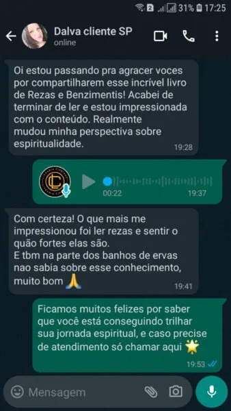 Depoimento real de cliente